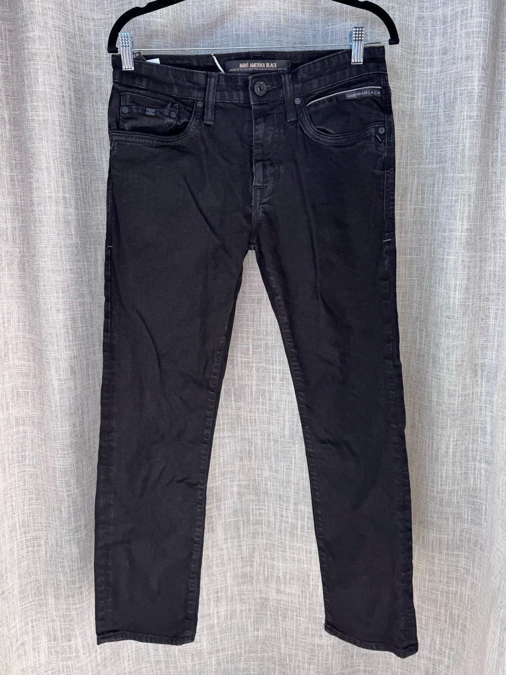 Mavi Men’s Marcus slim fit black jeans 31/30
